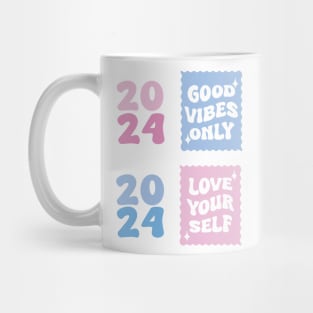 Simple Groovy 2024 Positive Quotes Mug